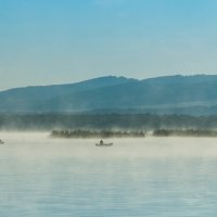 Раннее утро на озере Узункуль :: Александр Шамов