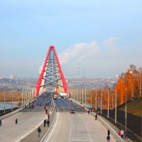 Бугринский мост :: Наталья Золотых-Сибирская