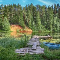 Оредеж, пос. Рождествено :: Дмитрий Захаров