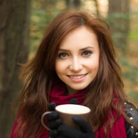 Woman with cup of tea :: Мирослава Струк