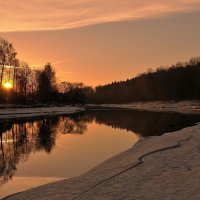 Зимний закат :: Андрей Куприянов
