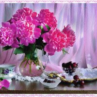 ...когда пион цветет в июне...Подарок для Валентины Коловой :: Лидия (naum.lidiya)