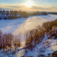 Панорама сибирской реки Ишим :: Андрей Нагайцев 