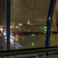 Ночной город через стекло и дождь. :: Эдуард Пиолий