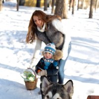 Снежная семья :: Tatiana Koludarova Koludarova