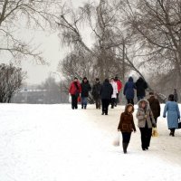 По снежку :: Владимир Болдырев