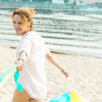 Девушка на пляжу :: Iryna Chorna