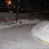 Зима во дворе :: Елена Palenavi