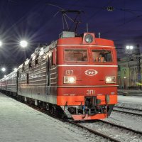 Электровоз ЭП1-137 с пассажирским поездом №69 Чита - Москва :: Андрей Иркутский