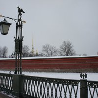 Вид с Иоанновского моста на Петропавловскую крепость :: Елена Павлова (Смолова)