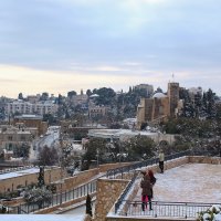 Иерусалим  в  снежном  плену... :: Natalia 