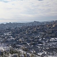 Взгляд из Иерусалима...или заснеженное предместье Вифлеема... :: Alex S.