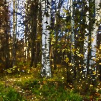 Осенний лес 2 :: Алексей Бажан