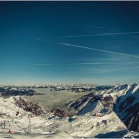 Австрия... ледник Китцштайнхорн – находящийся на высоте 3203 метров... :: Александр Вивчарик