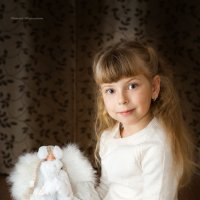 Лиза и Снежный Ангел :: Татьяна Абдурахманова