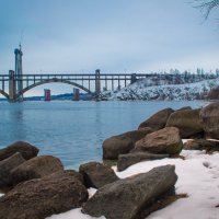 Мост Преображенского через Новый Днепр :: Чуб Андрей