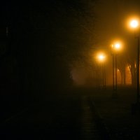 туманная ночь :: Дмитрий Чернов