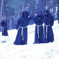 Монах в лесу! :: kolja 