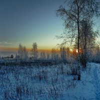 Околица и стылая тропинка :: Александр | Матвей БЕЛЫЙ