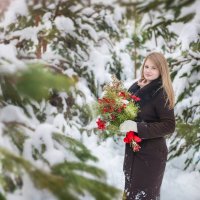 В зимнем лесу :: Мария Филимонова