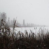 Рыбалка в снегопад :: Николай Дони