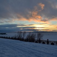 Закат над Северной Двиной :: Наталья Левина