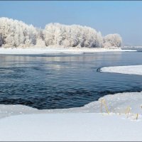 Река в феврале :: Любовь Потеряхина