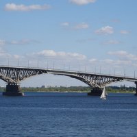 Саратов .Мост через Волгу . :: Владимир Чижиков 