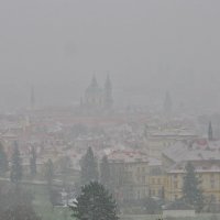 Прага, снегопад :: Игорь 
