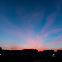 Панорама заката в Марьино :: Андрей Кузнецов