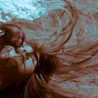 Моя фантазия на тему ветра и красоты в бежево-голубых тонах :: Елена Мартынова