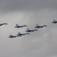 Тренировка авиационных групп перед ПАРАДОМ 9 мая. :: Yuri Chudnovetz