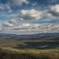 Станица Даховская с высоты птичьего полета... :: Аnatoly Gaponenko