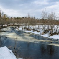 Апрель - время ледохода на реках... :: Федор Кованский