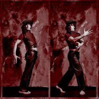 dance in red letter collage :: krivitskiy Кривицкий