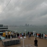 Прощальный взгляд на Майами с 14-й палубы. :: Владимир Смольников