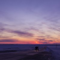 Закат на Ямале :: Андрей Леднев