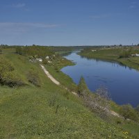 Город Старица. Вид на Волгу с монастырского вала. :: Михаил "Skipper"