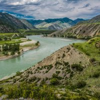 Изгибы реки Катунь :: Sergey Oslopov 