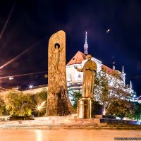 Памятник Тарасу Шевченко - Ночной Львов :: Богдан Петренко