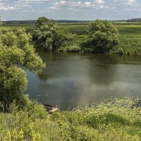 Рыбалка на Оке. :: Яков Реймер