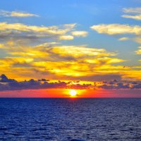 Закат на Карибском море :: Лёша 