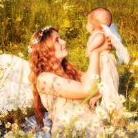 Ангелочек Матвей с мамой Софьей :: Владилена Осипова