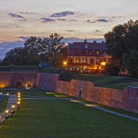 Evening Fortress in Zamosc :: Roman Ilnytskyi