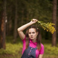 Катя с букетом :: Женя Рыжов