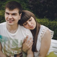 нескучная Love story с Оксаной и Лешей в Нескучном саду :: Таня Афанасьева