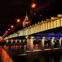 Мост у гостиницы Украина :: Андрей Крючков