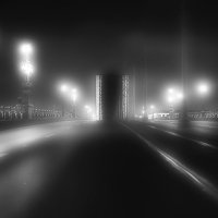 Ночь на Троицком мосту :: Сергей Зыков