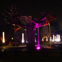 Ночной фонтан.... :: Александр Литвин