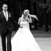 Букет невесты вместо зонтика :: Вера Моисеева